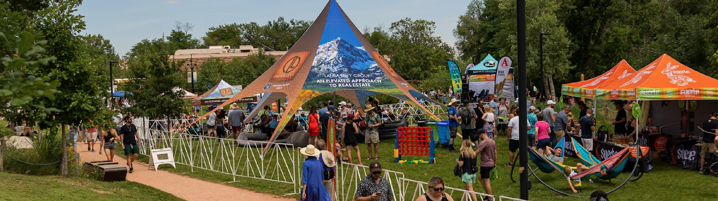 Boulder Taco Fest volunteers at the festival
